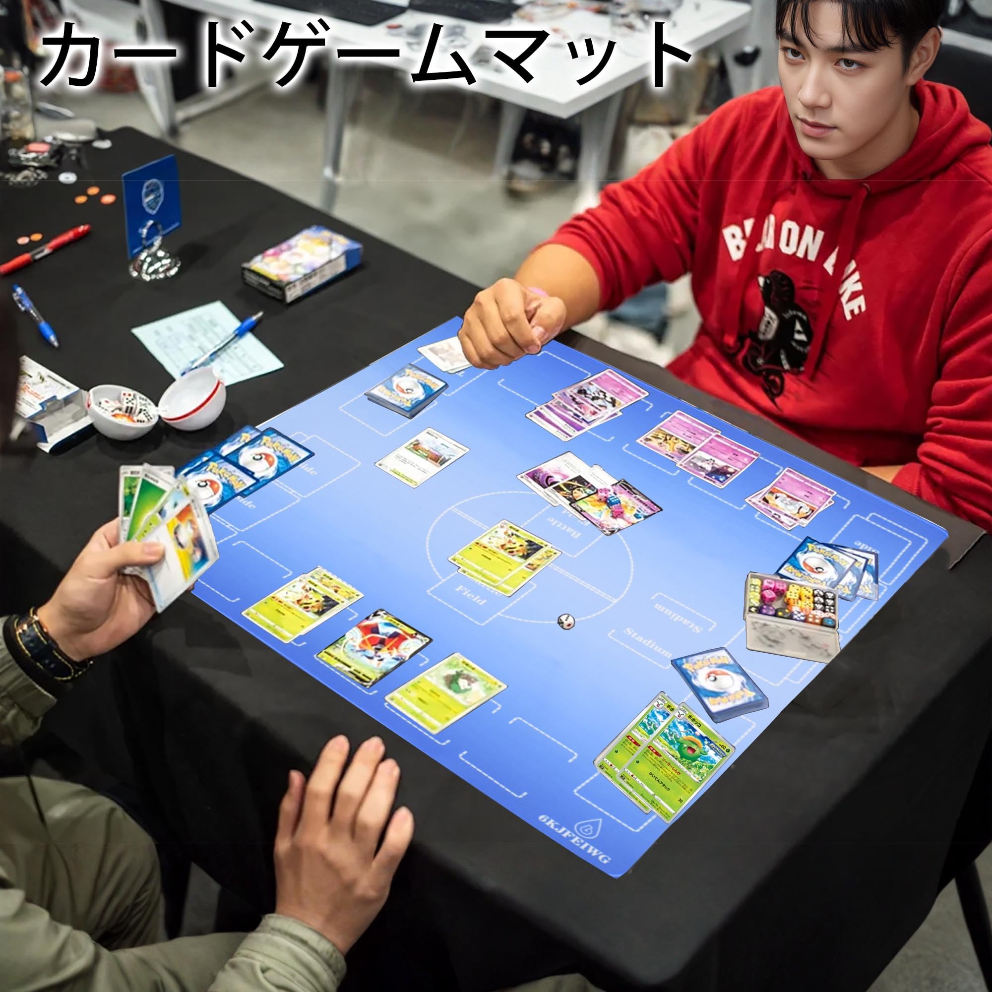 Amazon | 6KJFEIWG プレイマット カードゲーム ンカード